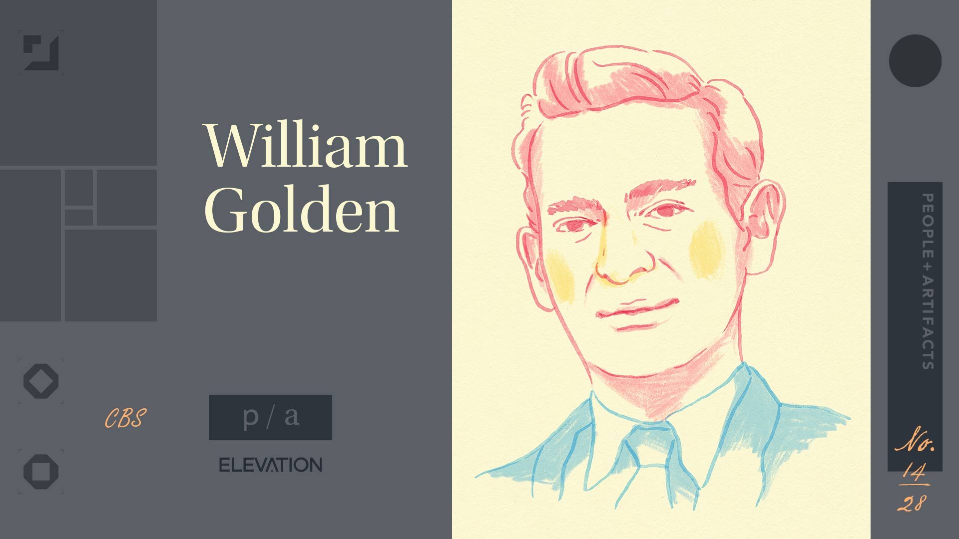 Illustration of William Golden - People & Artifacts, a Design Deep Dive