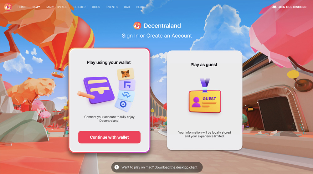 Meta-virtual worlds: An overview of Decentraland