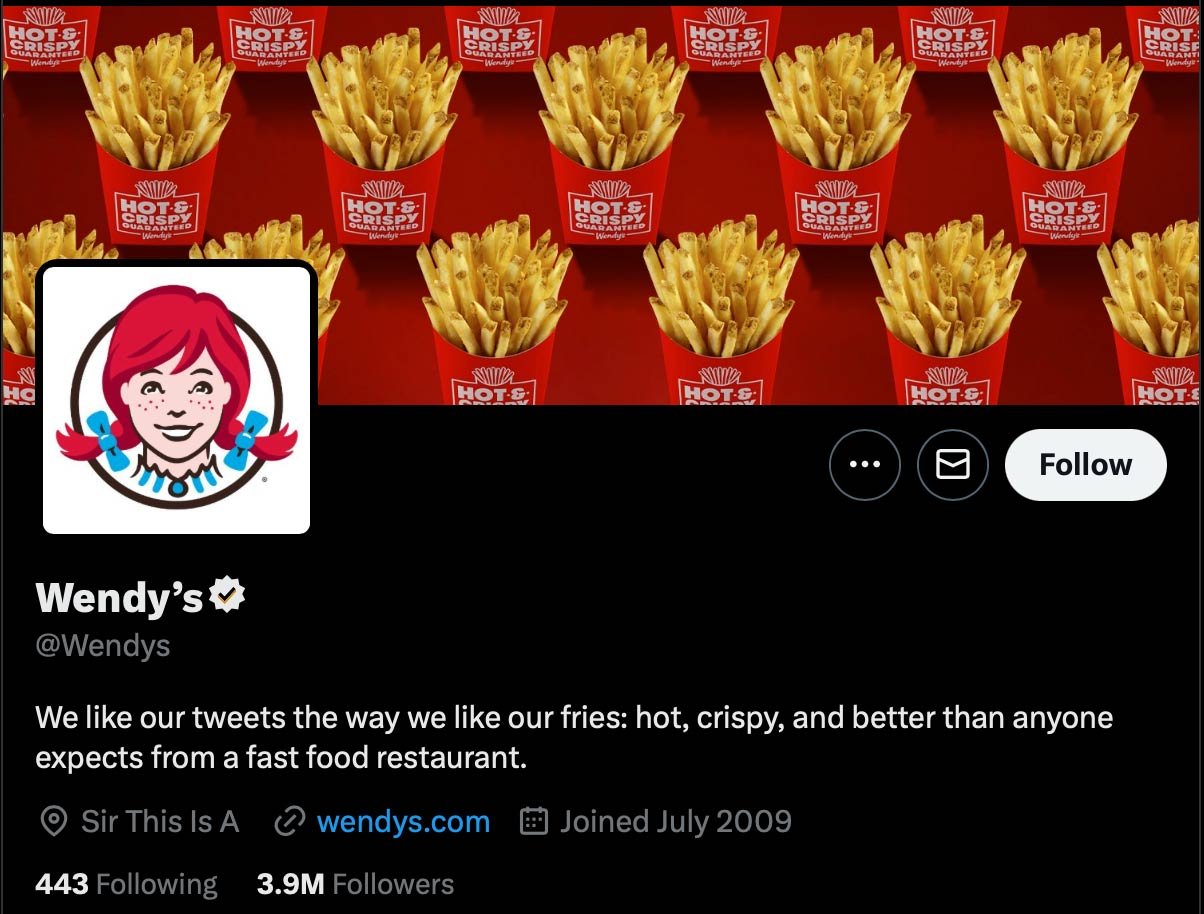 Wendys-Twitter-Account