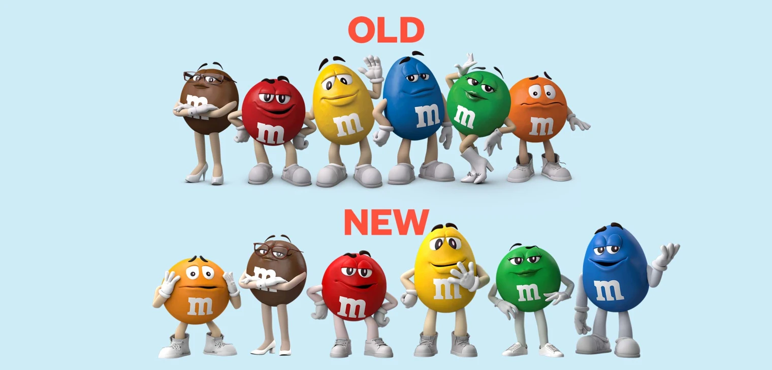 M&M Rebrand Characters